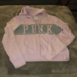 Size medium PINK zip up hoodie